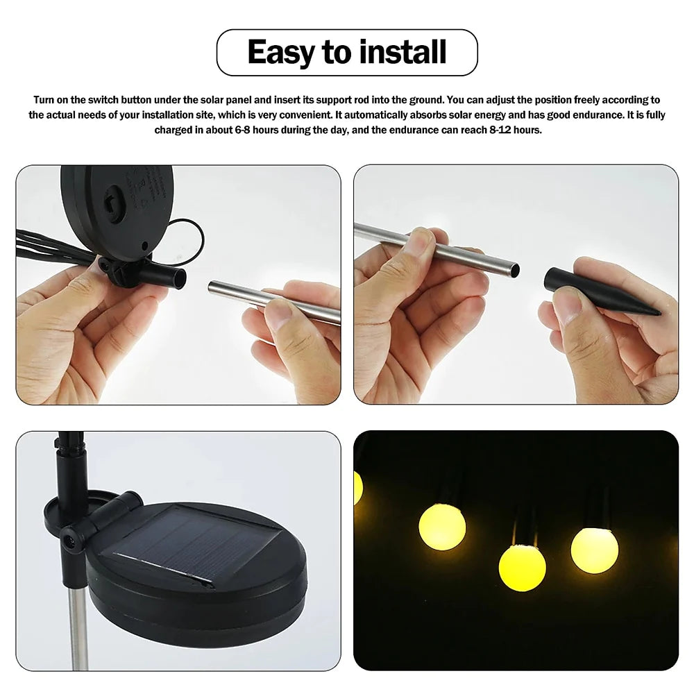 Solar Lights Outdoor Waterproof | Garden Lights (Multi Sets)