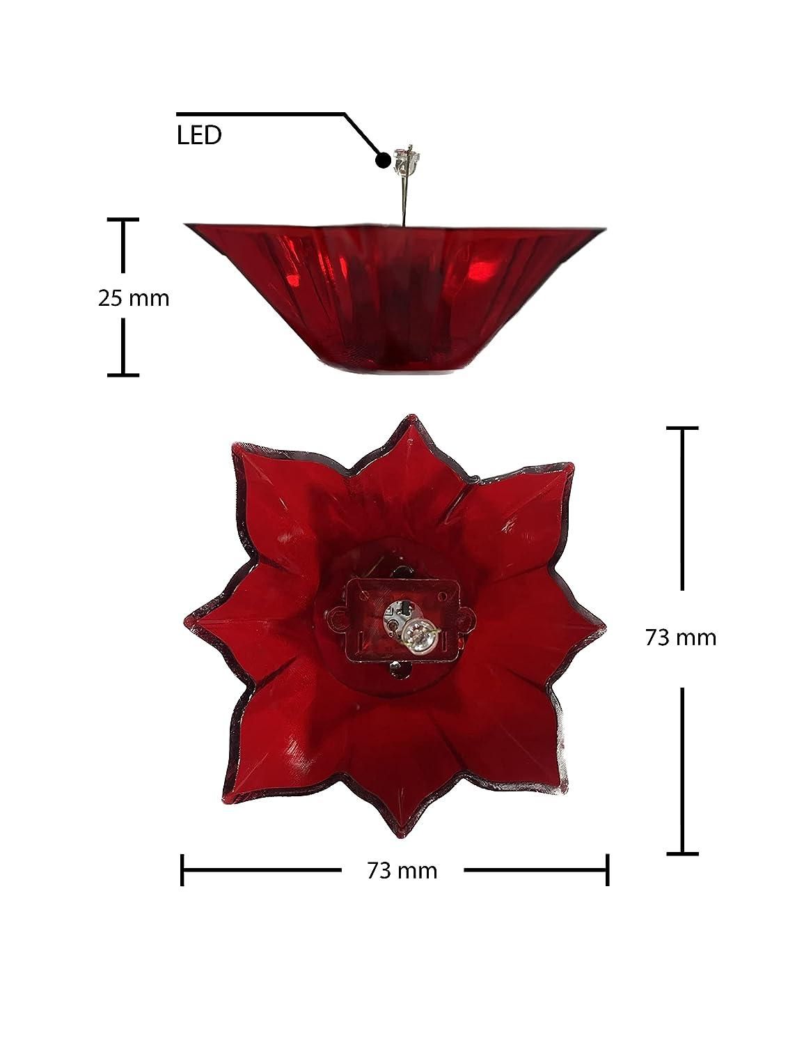 3D Reflective Water Diya Set