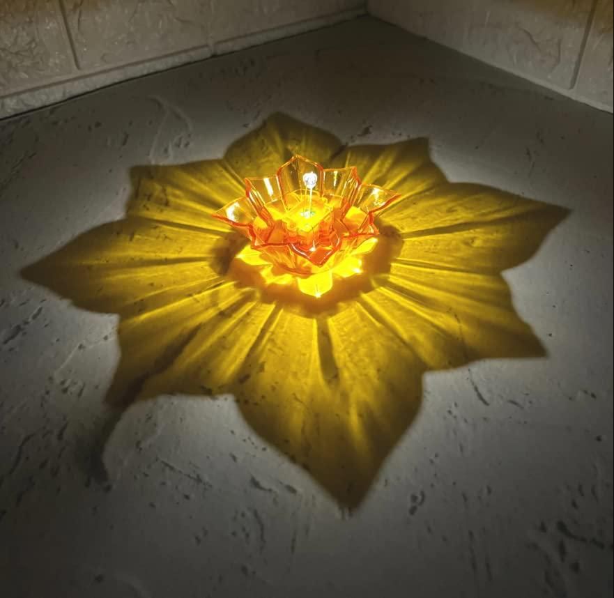3D Reflective Water Diya Set