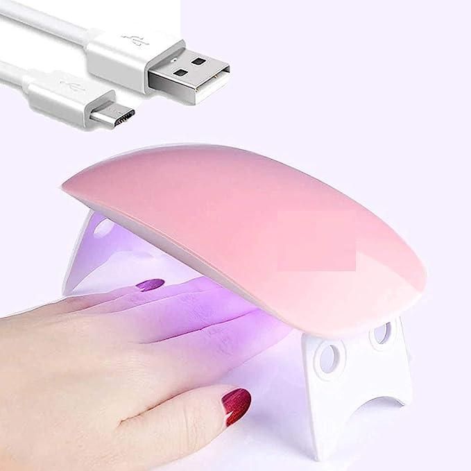 Mini Nail Polish Dryer With LED UV Light (Multicolor)