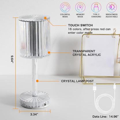 Crystal Table Lamp