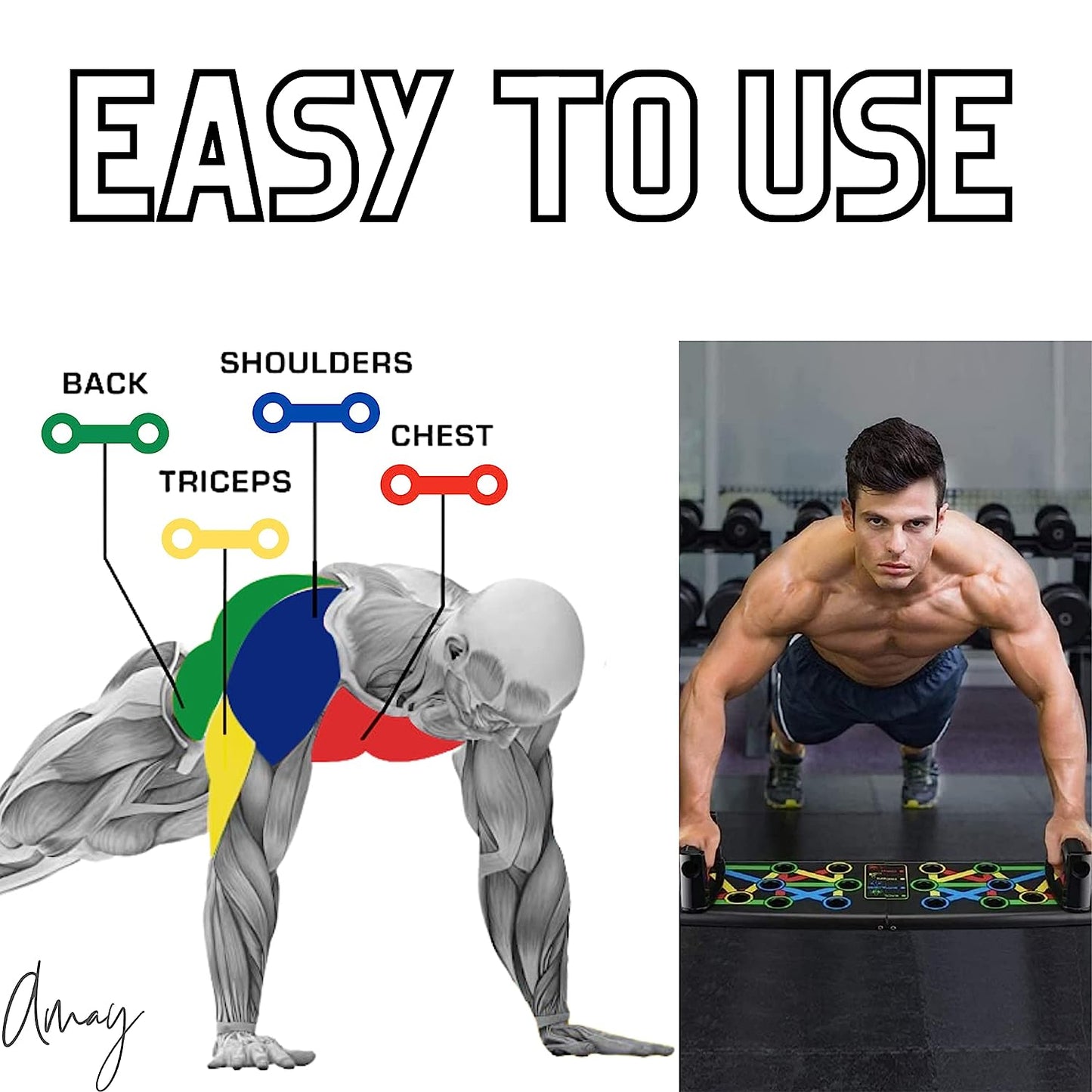 14 in 1 Board Push-up Bar