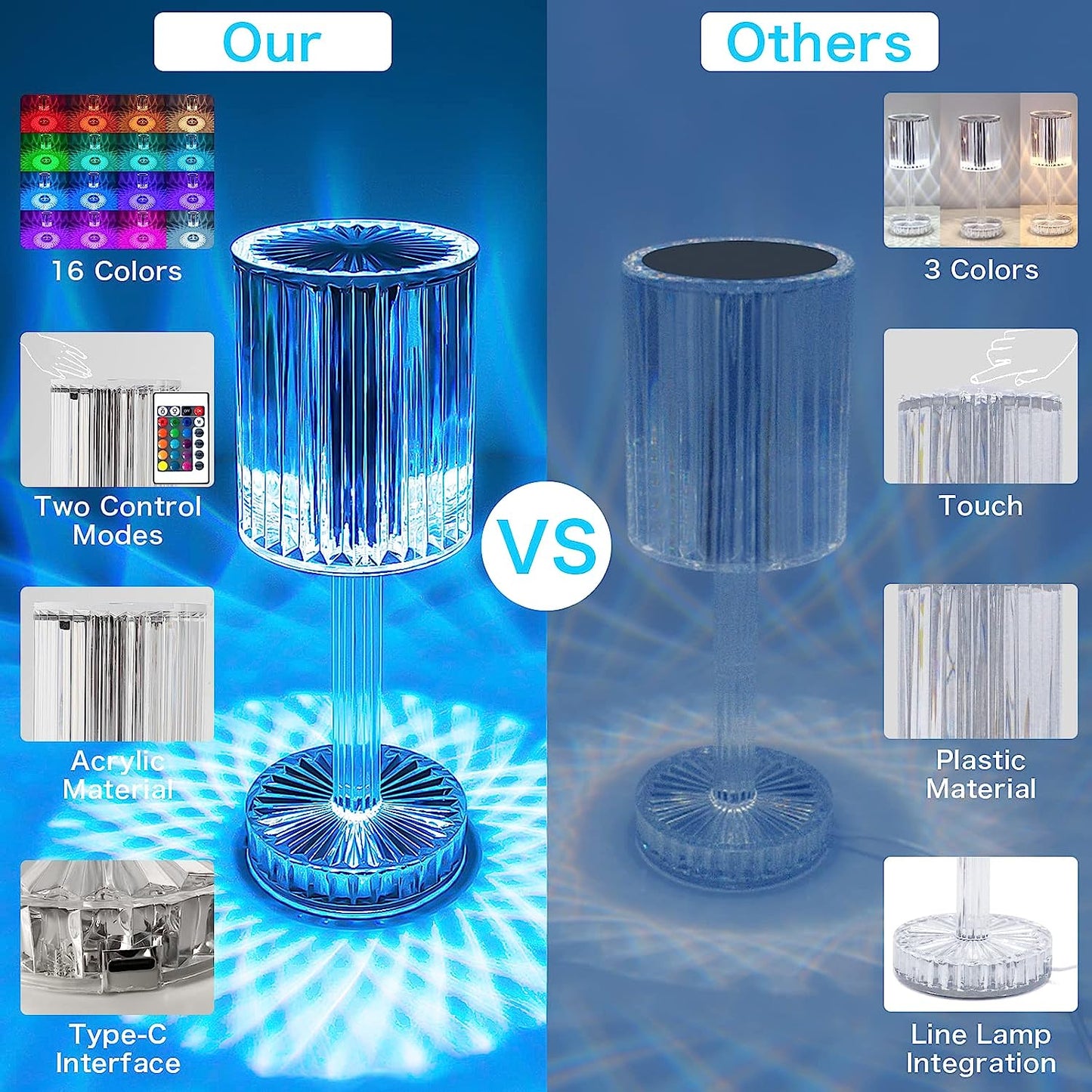 Crystal Table Lamp