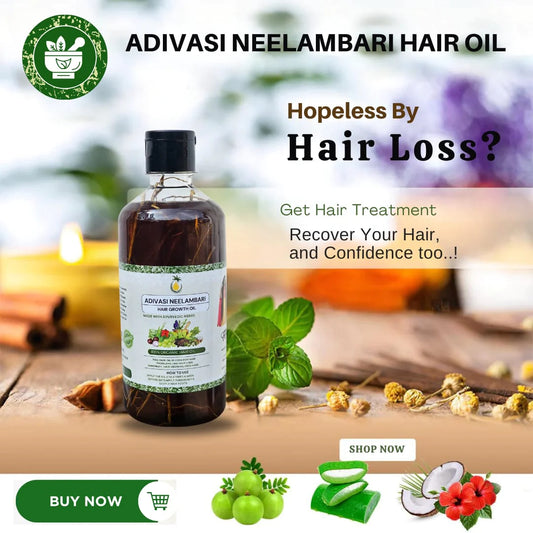 ADIVASI NEELAMBARI HERBAL HAIR OIL (BUY 1 GET 1 FREE)