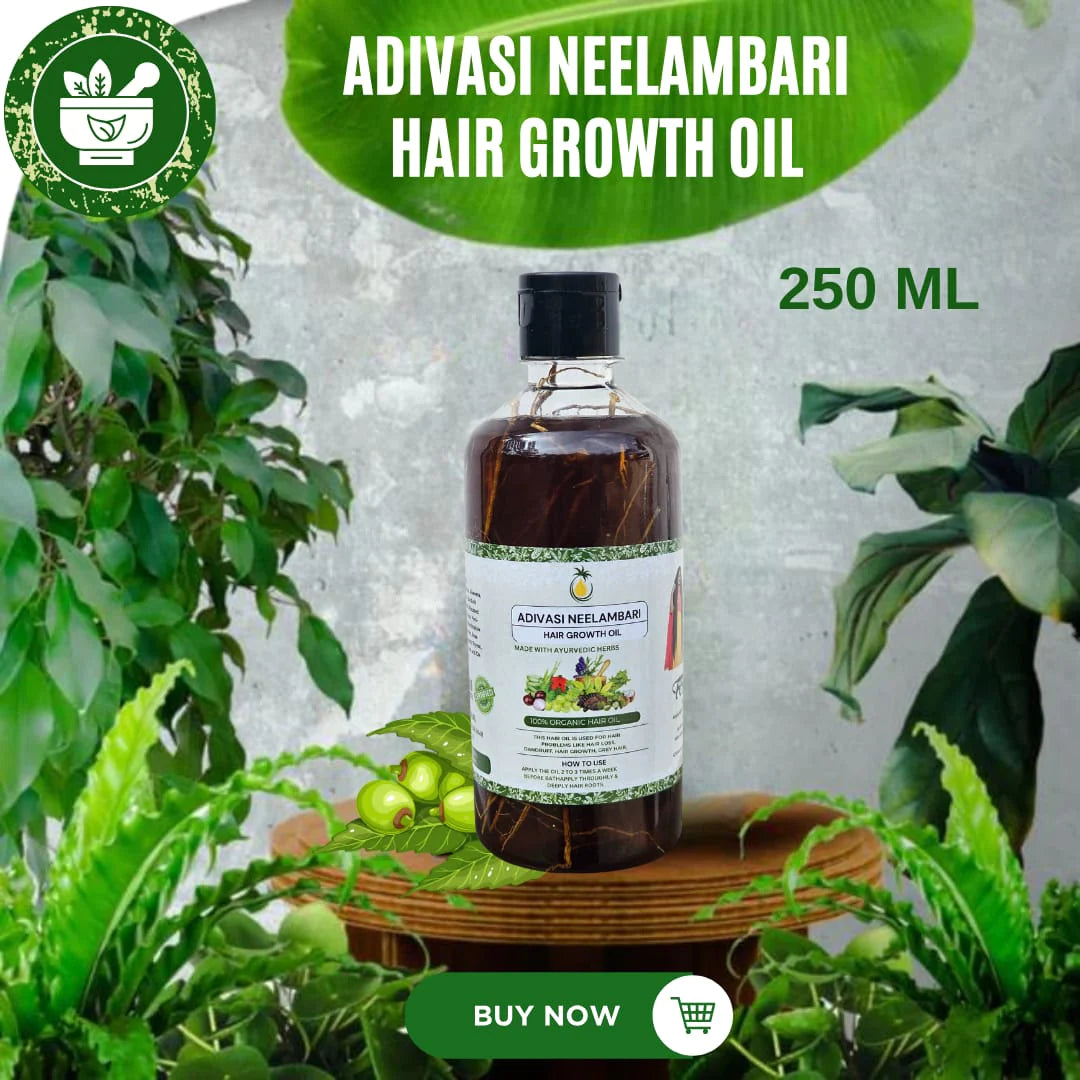 ADIVASI NEELAMBARI HERBAL HAIR OIL (BUY 1 GET 1 FREE)