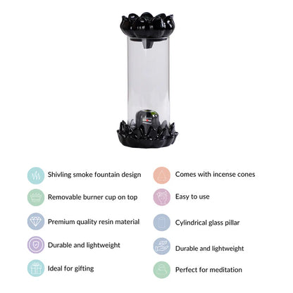 Shivling Fountain Incense Holder