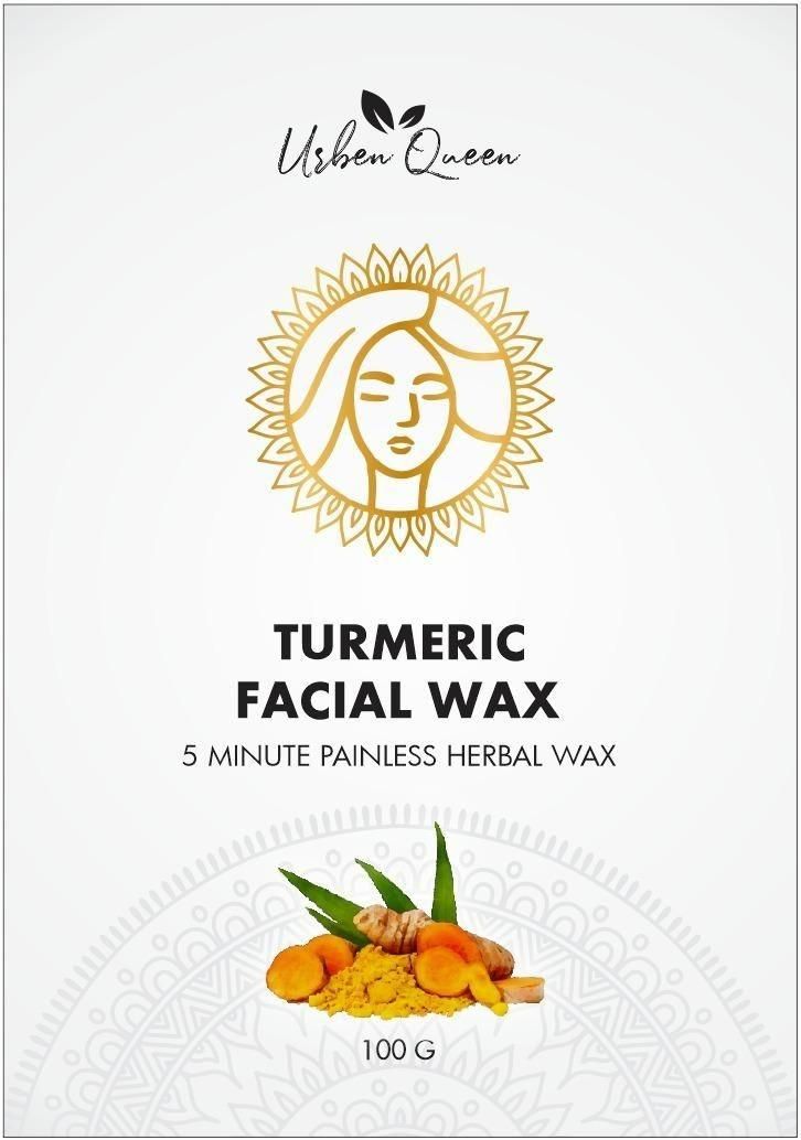 Turmeric Facial Wax - 5 Minute Painless Herbal Wax Powder