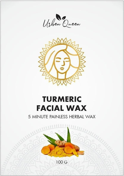 Turmeric Facial Wax - 5 Minute Painless Herbal Wax Powder