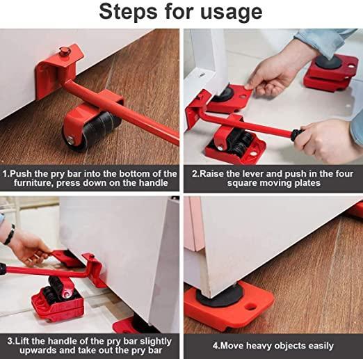 FURNITURE LIFTER MOVER TOOL SET