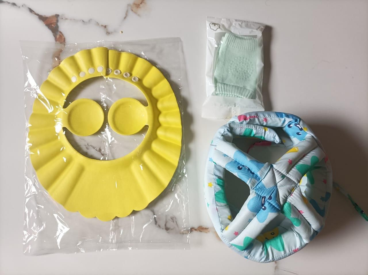 Baby Protection Kit (Head Cap, Shower Cap, Knee Cap)