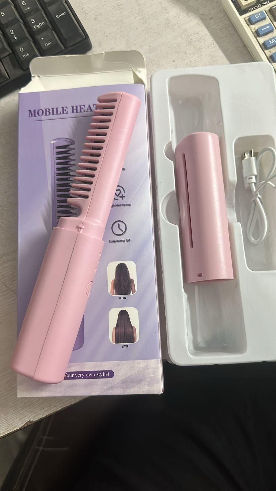 ULTRACOMBS Portable Hair Straightener Comb