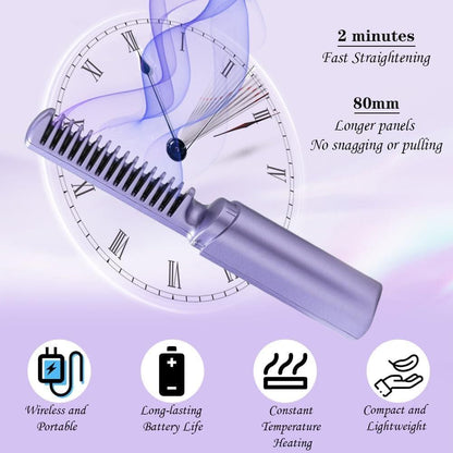 ULTRACOMBS Portable Hair Straightener Comb